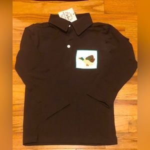 Smocked duck polo